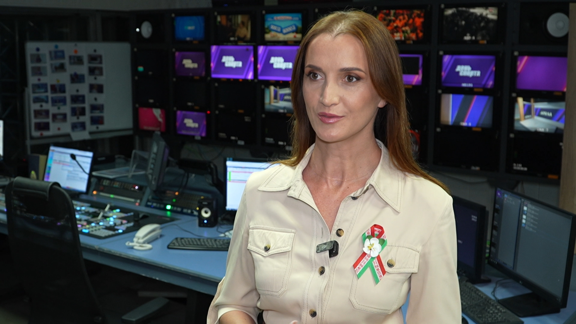 Анна Эйсмонт, ведущая телеканала "Первый информационный"