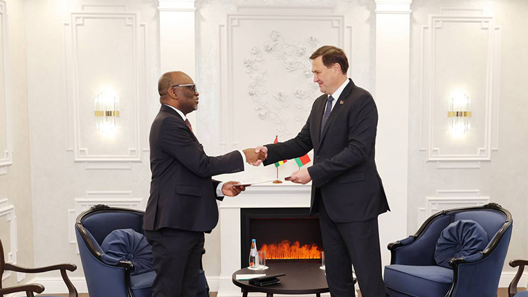 Министр иностранных дел Республики Беларусь и посол Республики Гана