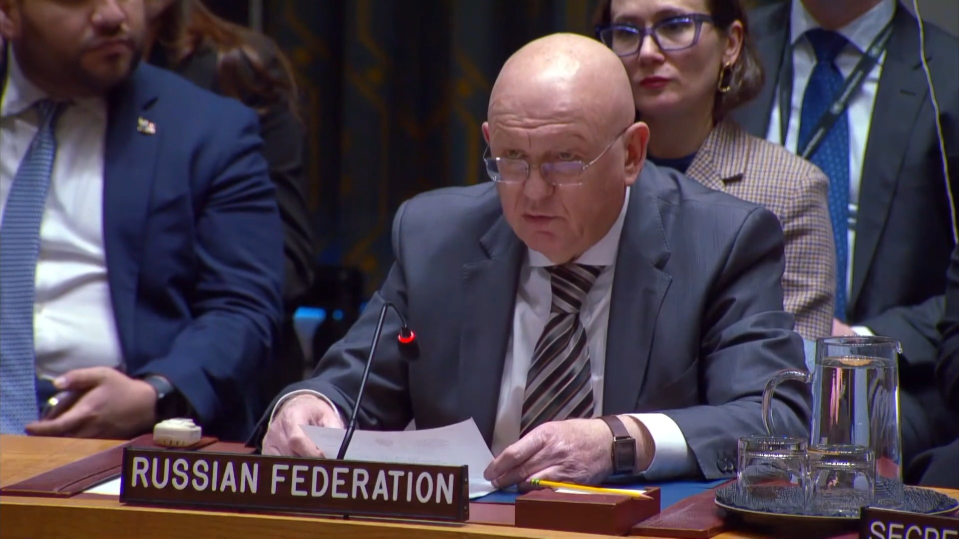 Василий Небензя, постоянный представитель России при ООН Василий Небензя, постоянный представитель России при ООН