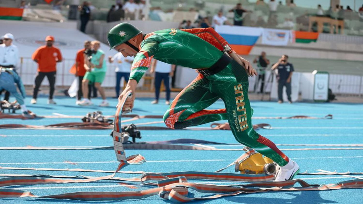 Спасатели Беларуси на ЧМ по пожарно-спасательному спорту