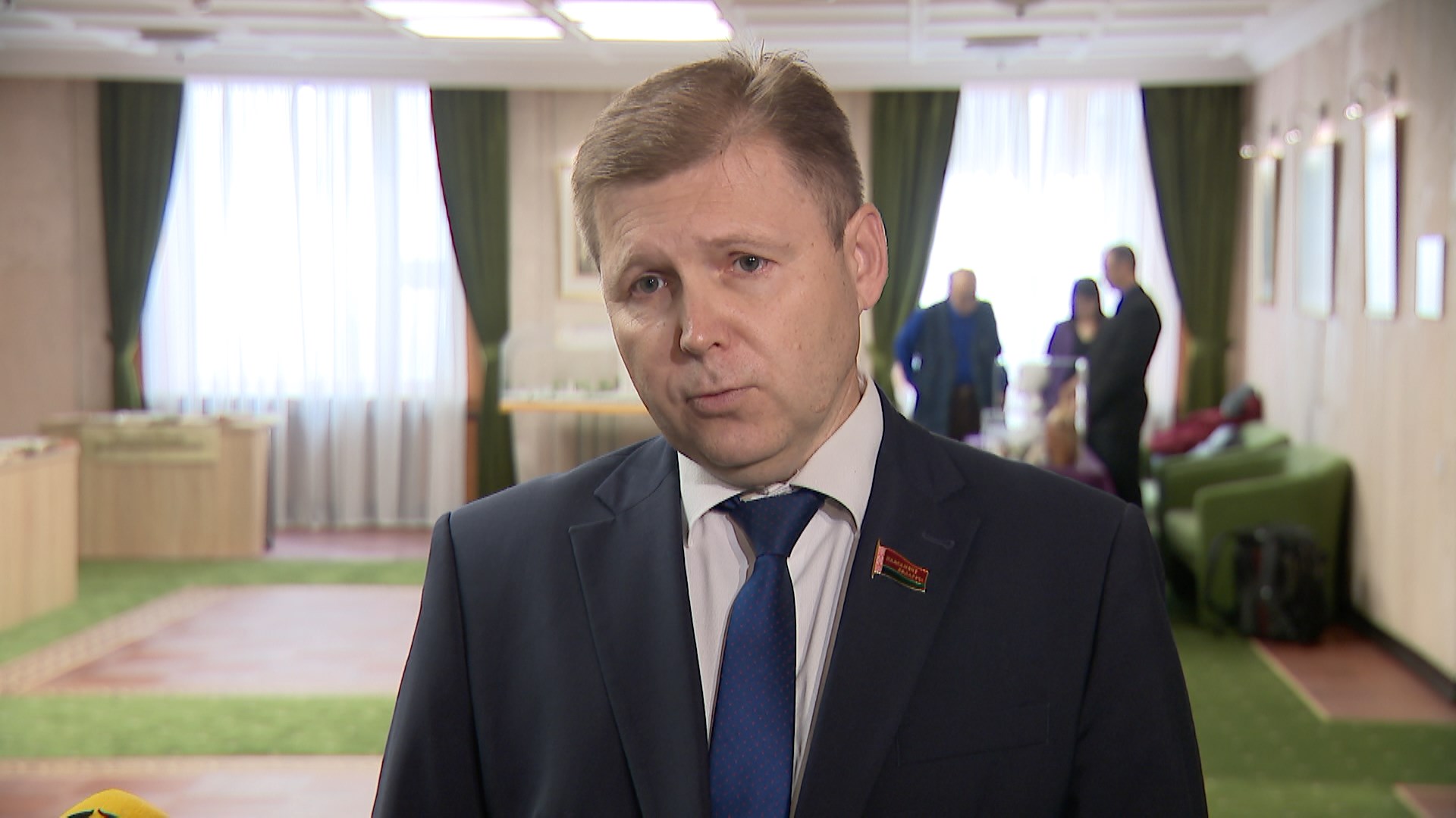 Cергей Сивец, председатель Постоянной комиссии Совета Республики Национального собрания Беларуси