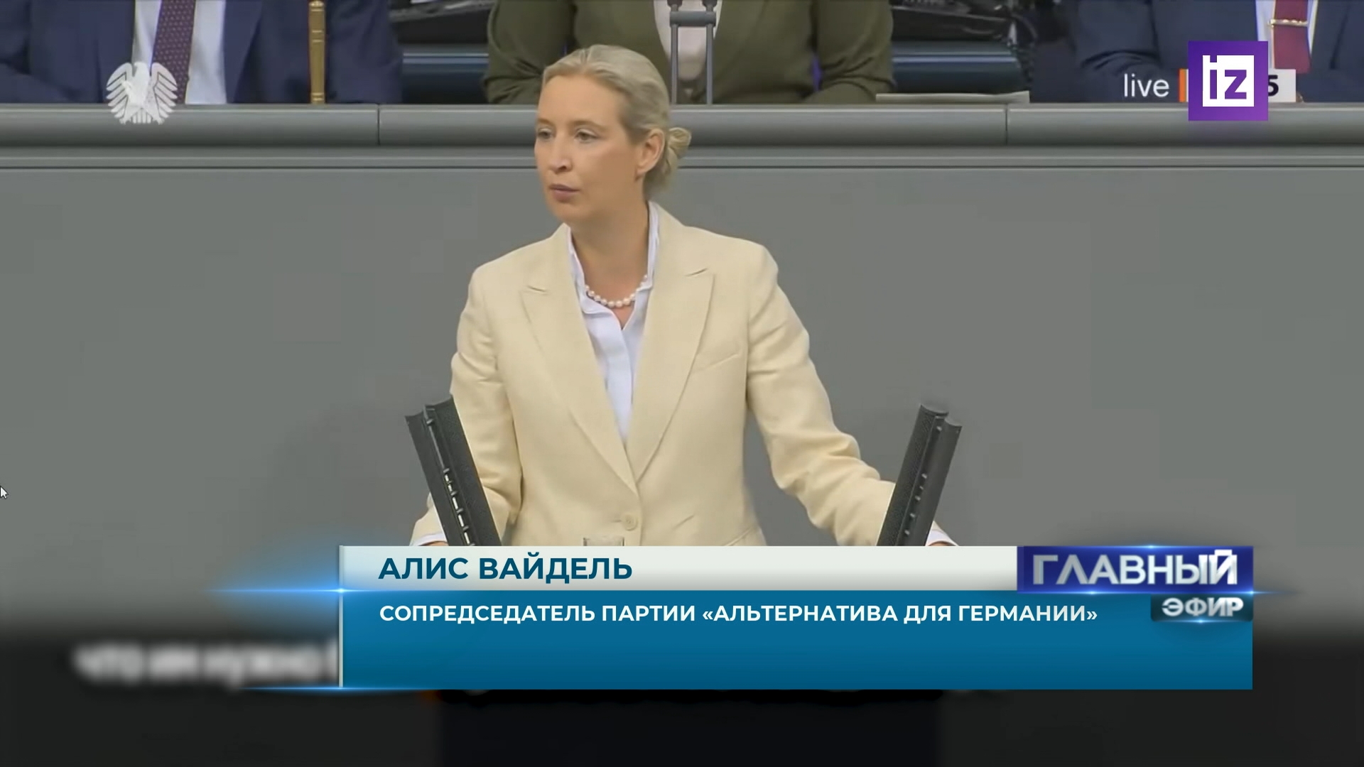 Сопредседатель партии "Альтернатива для Германии" Алис Вайдель