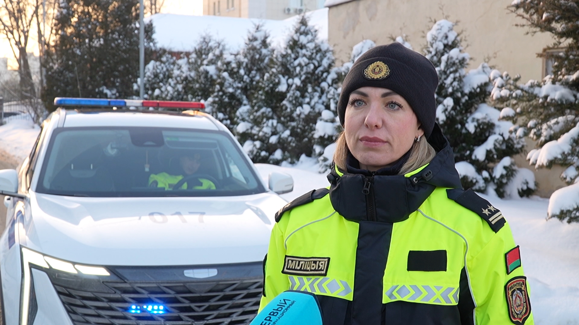 Анна Банадык, представитель главного управления ГАИ МВД Беларуси