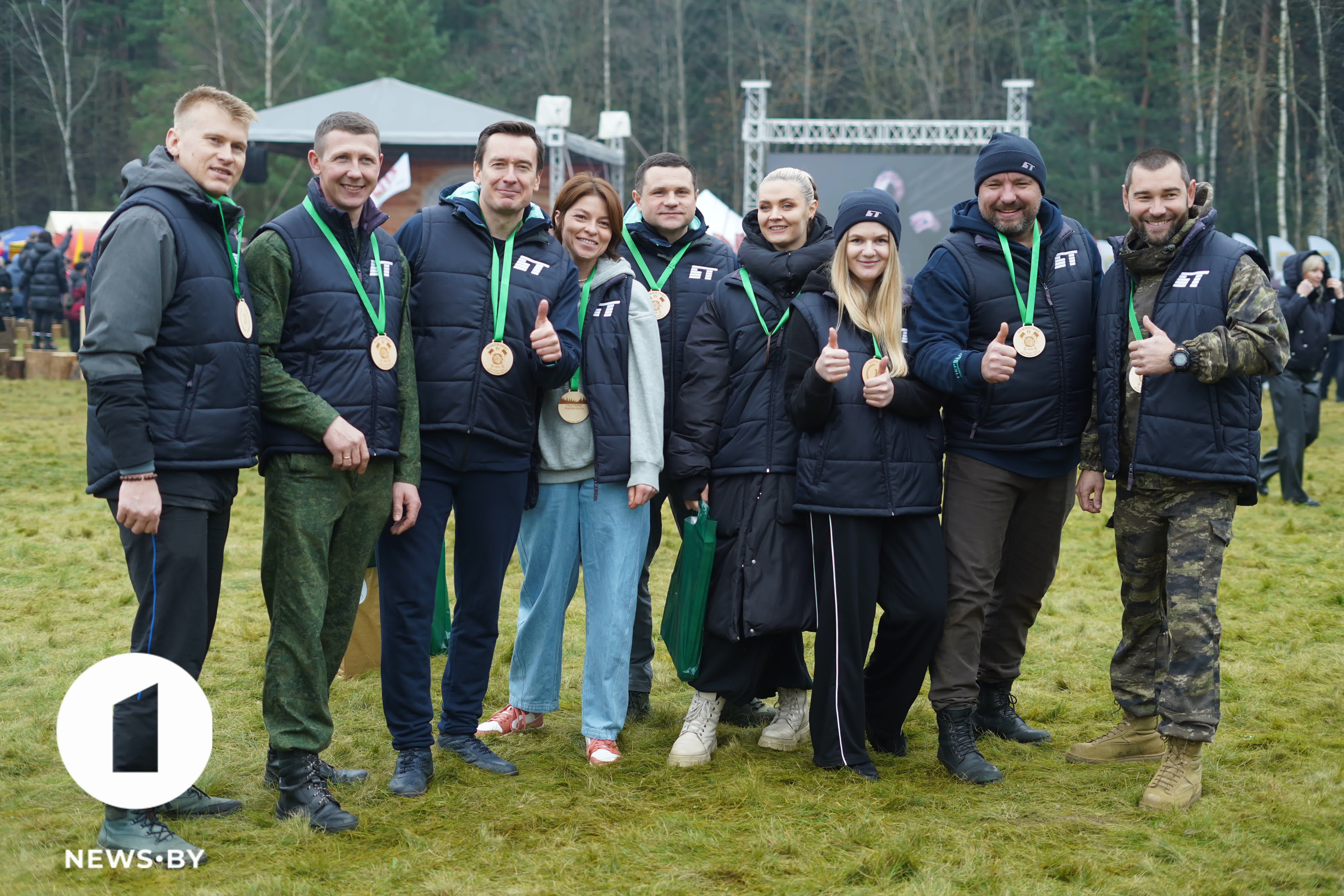 IV Чемпионат по колке дров среди СМИ