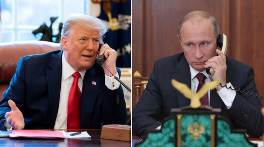 Президенты РФ и США Владимир Путин и Дональд Трамп провели телефонный разговор