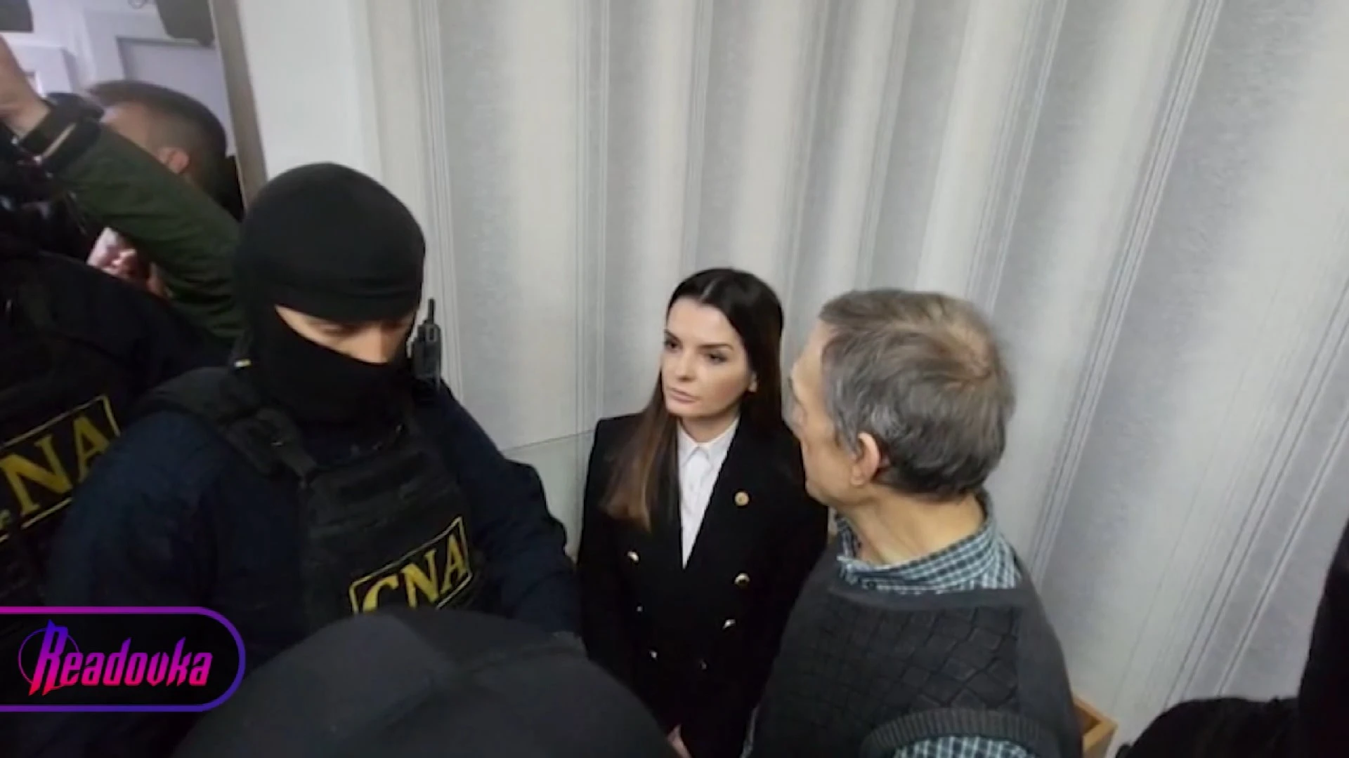 Евгения Гуцул в зале суда