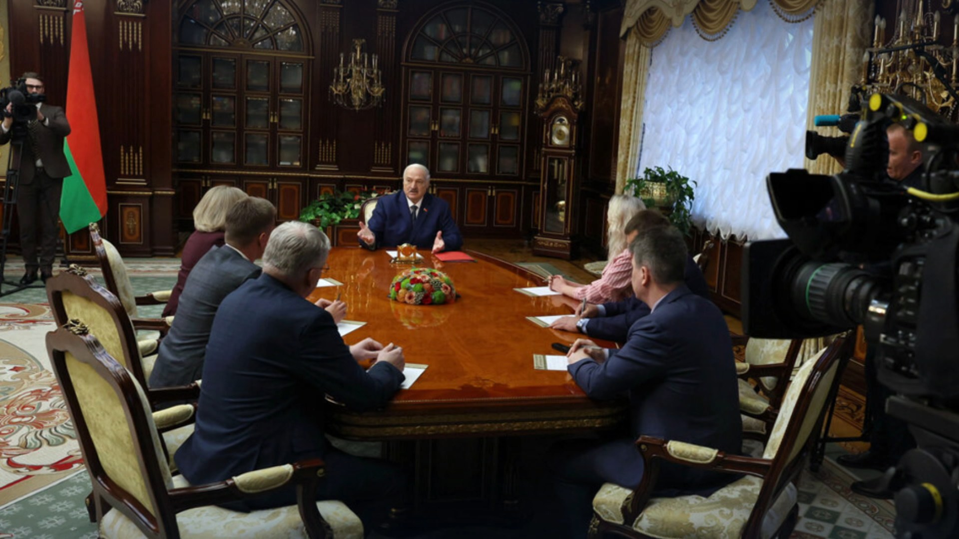 Общение Лукашенко с журналистами