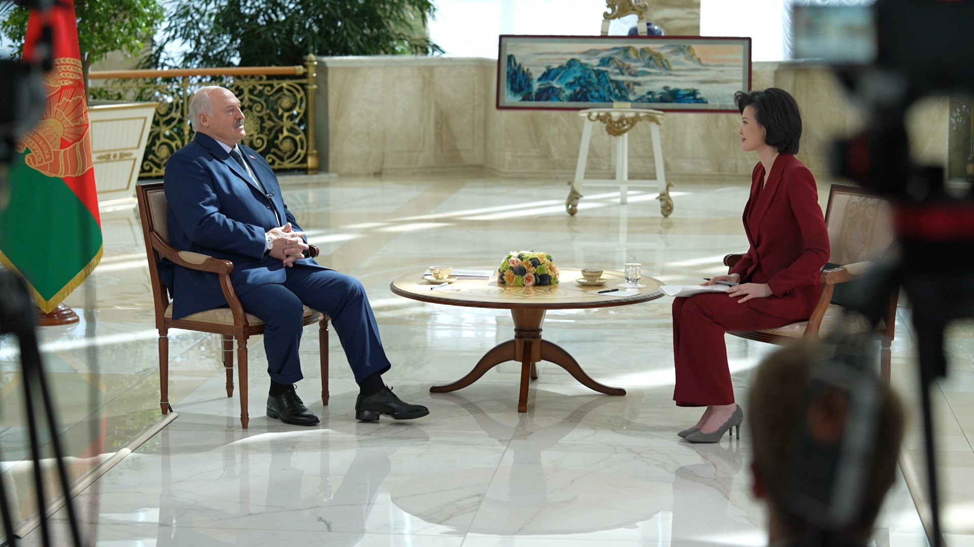 Александр Лукашенко и Цзо Юнь