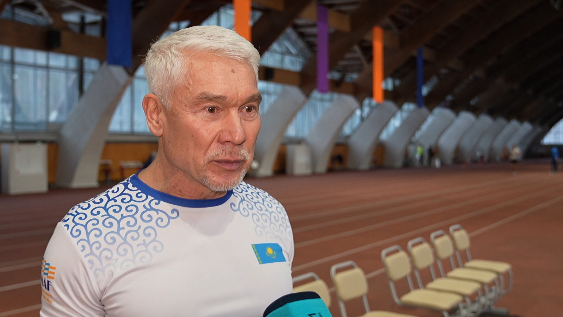 Валерий Жумадилов, серебряный призер чемпионата Европы в категории Masters по спринтерскому бегу