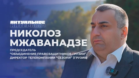 Актуальное интервью | Николоз Мжаванадзе Николоз Мжаванадзе - председатель объединения правозащитников Грузии