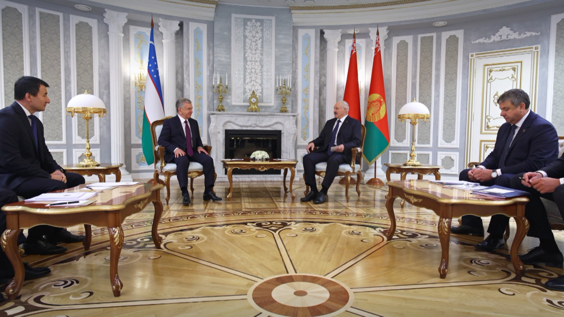 Александр Лукашенко и Шавкат Мирзиёев