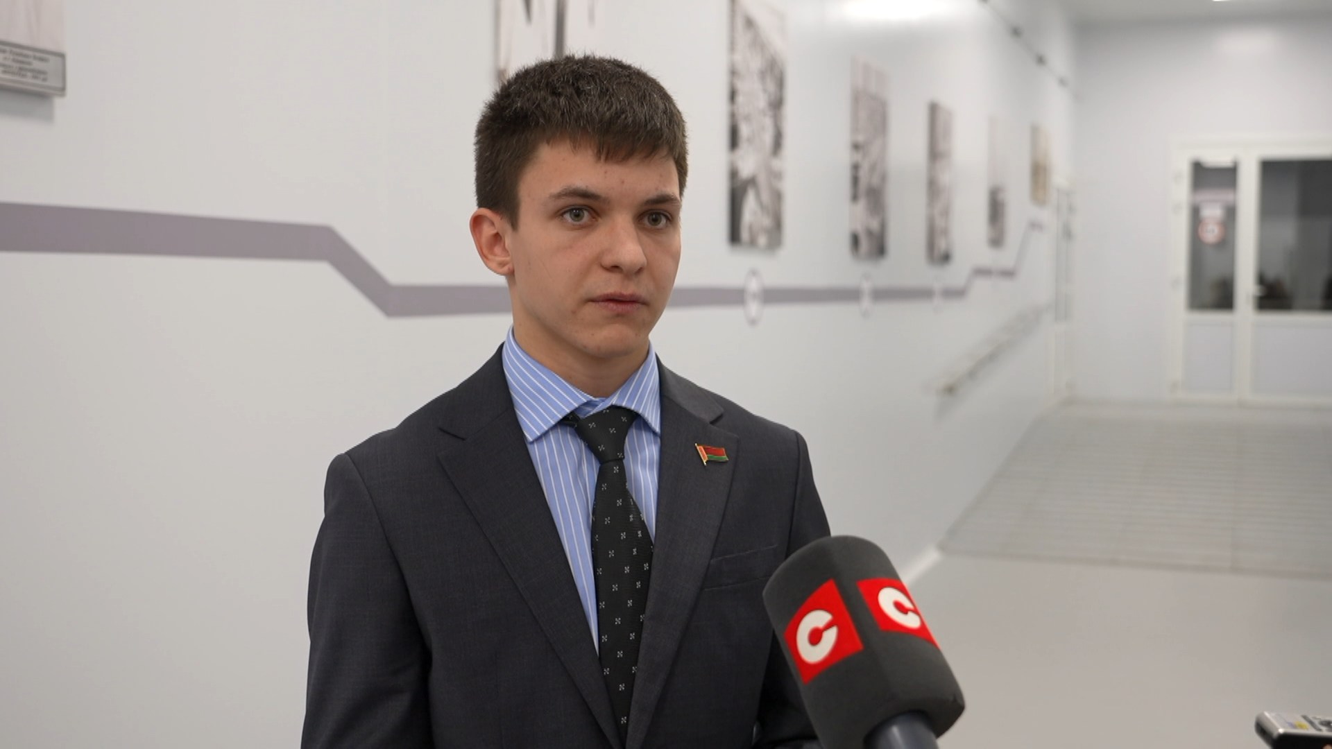 член Комиссии по международному сотрудничеству Молодежного совета при Палате представителей Данила Полянский