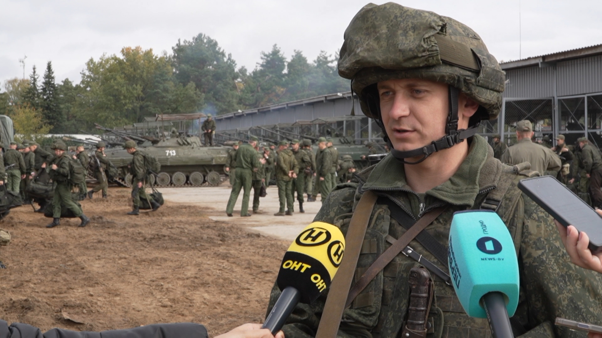 Военнослужащий отдельного гвардейского механизированного батальона ВС Беларуси
