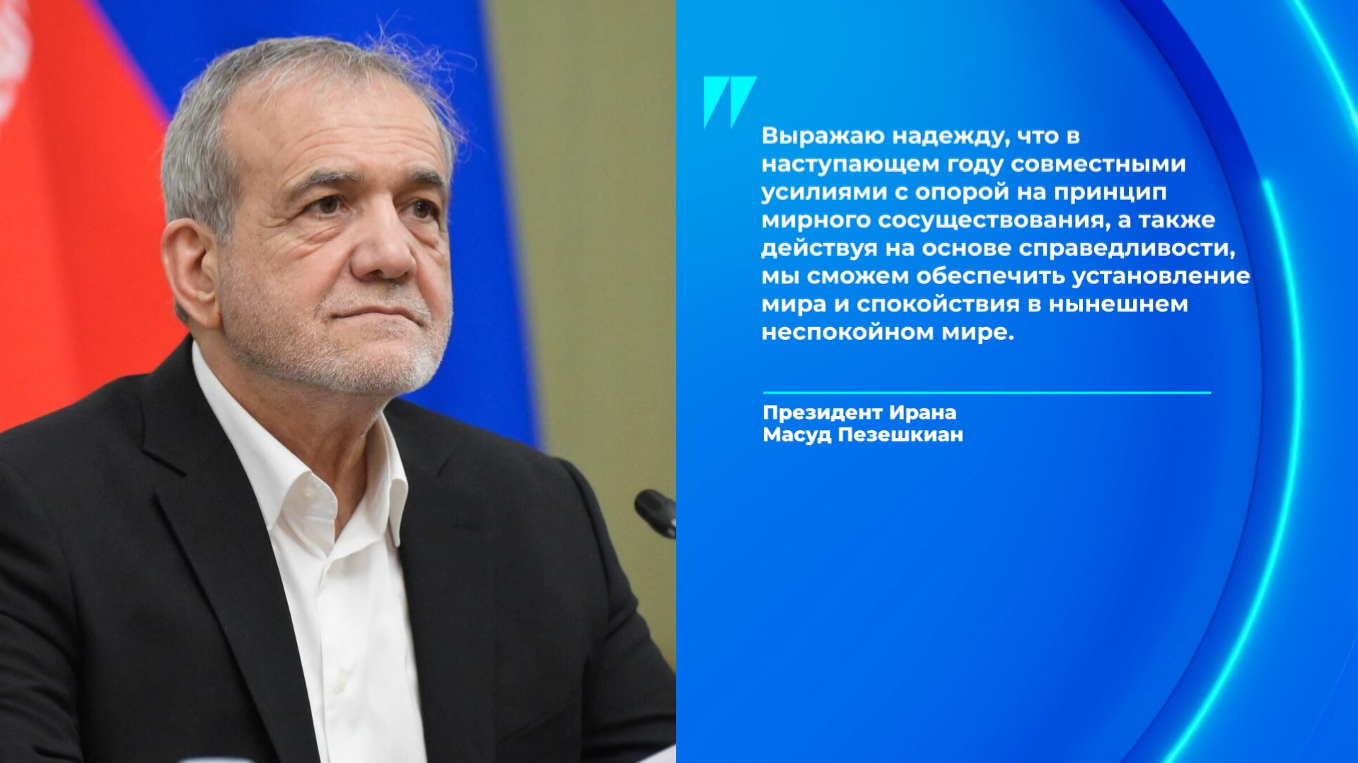 Масуд Пезешкиян, Президент Ирана