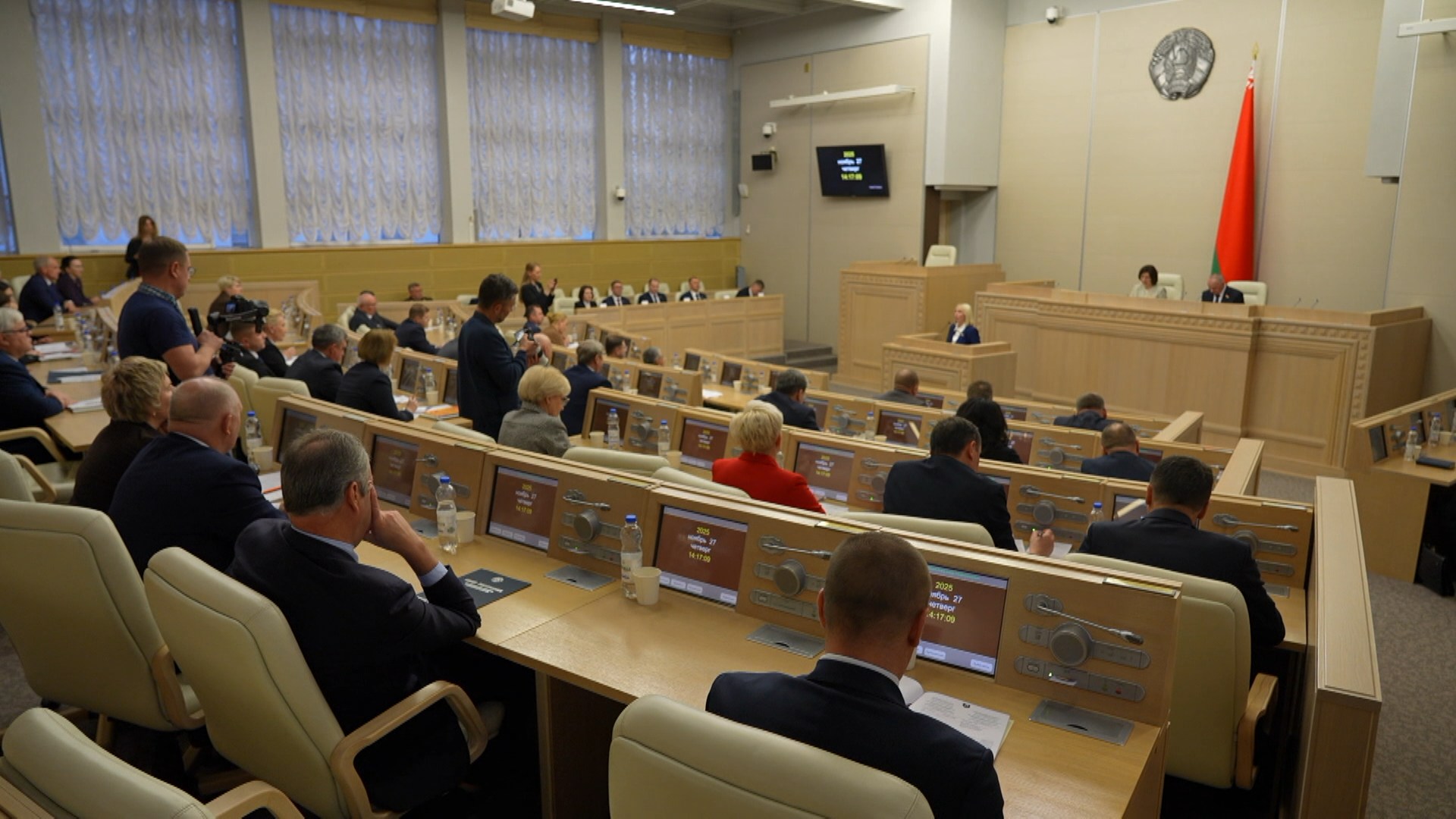 Заседание четвертой сессии Совета Республики Беларуси