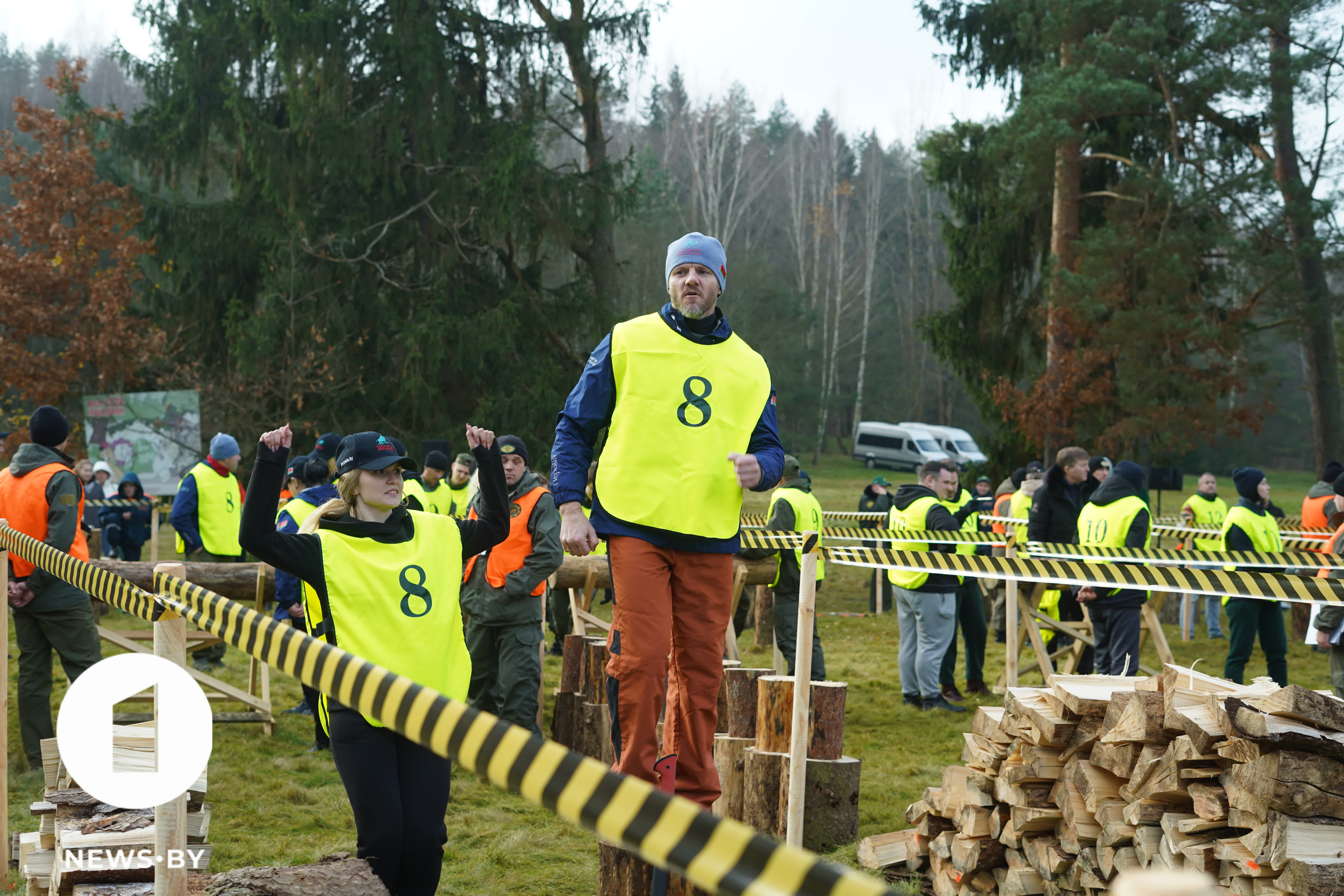IV Чемпионат по колке дров среди СМИ