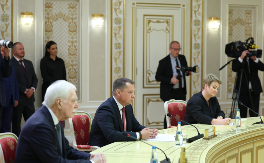 Президент Беларуси на встрече с губернатором Архангельской области