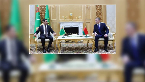Премьер-министр Беларуси провел встречу с Президентом Туркменистана