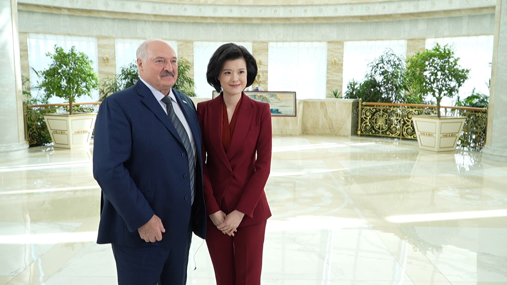 Александр Лукашенко и Цзо Юнь