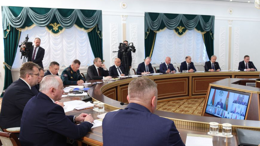 Совещание у Президента Беларуси