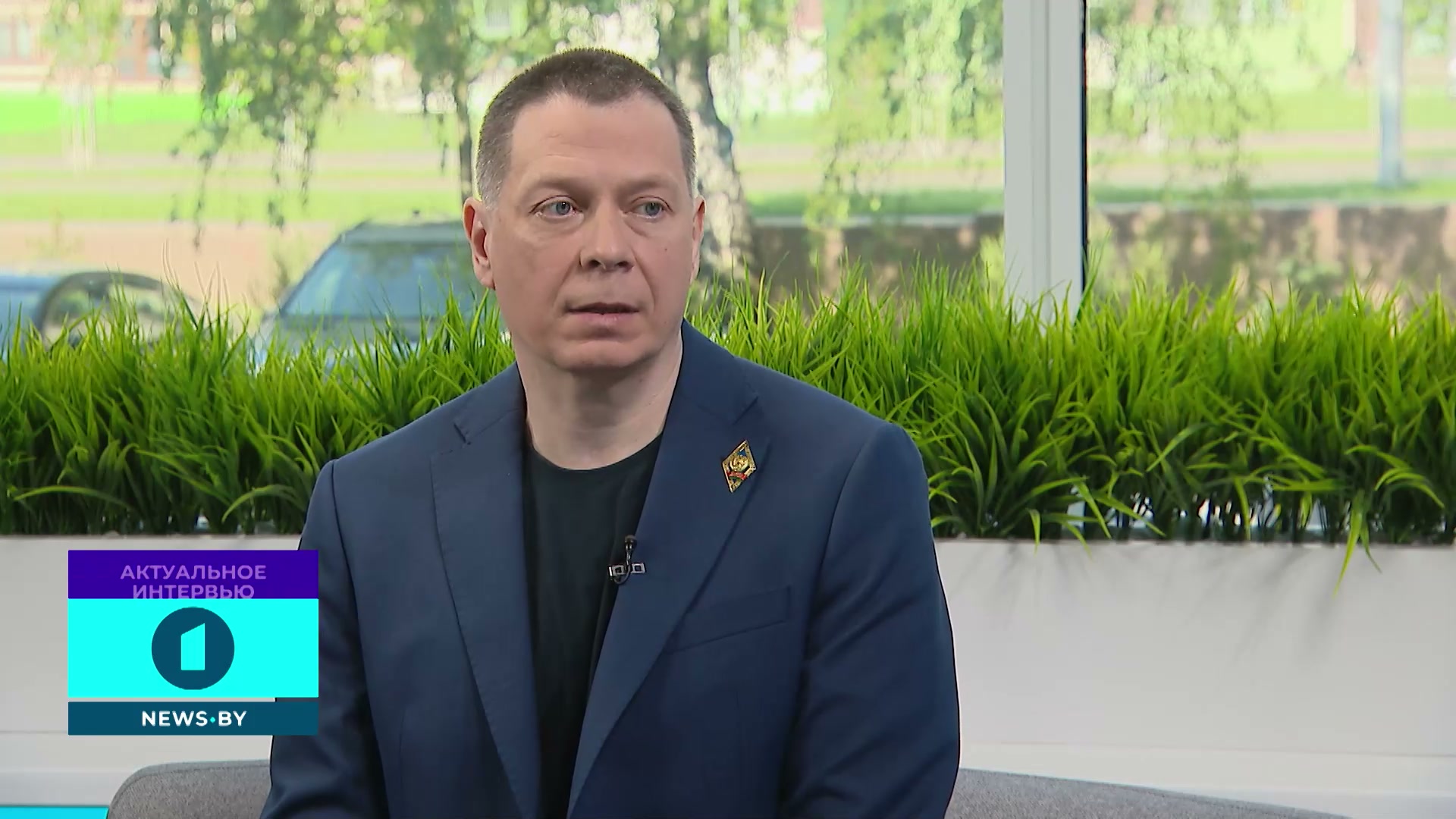 Андрей Деменцов в эфире "Актуального интервью" заведующий детским травматолого-ортопедическим отделением 6-й городской клинической больницы Минска Андрей Деменцов