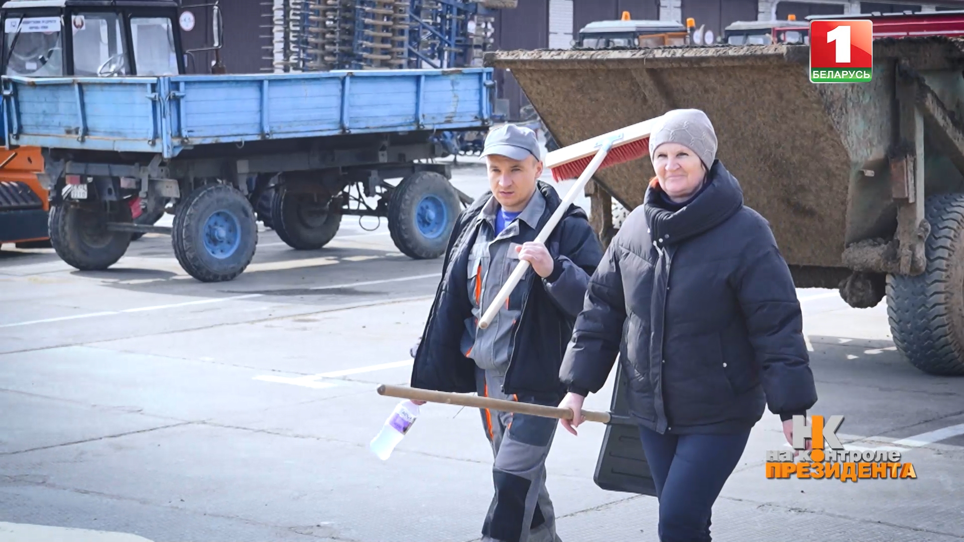 сотрудники КСУП "Ханчицы-Неман"