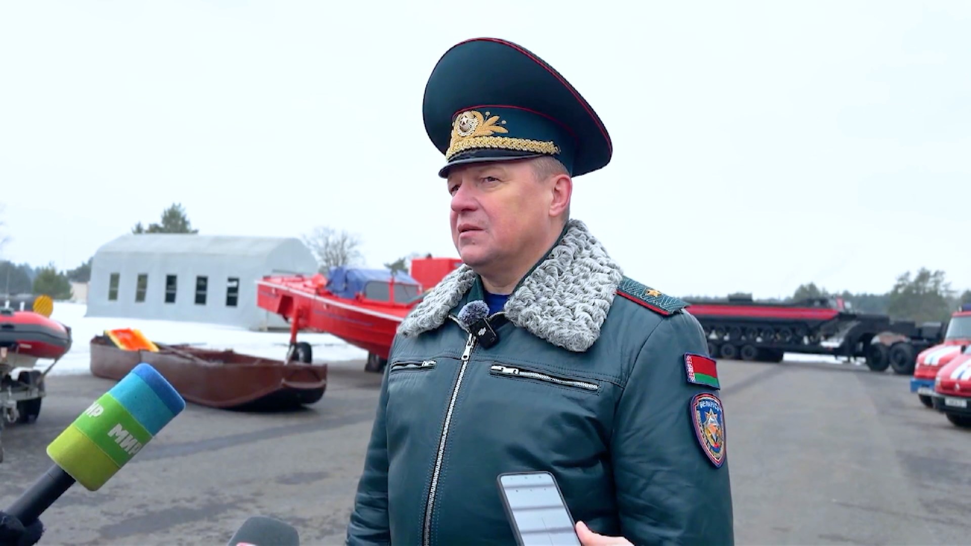 Вадим Синявский, министр по чрезвычайным ситуациям Беларуси