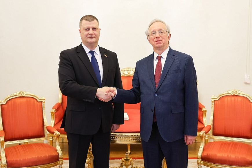 Юрий Селиверстов, Михаил Галузин. Фото МИД РФ