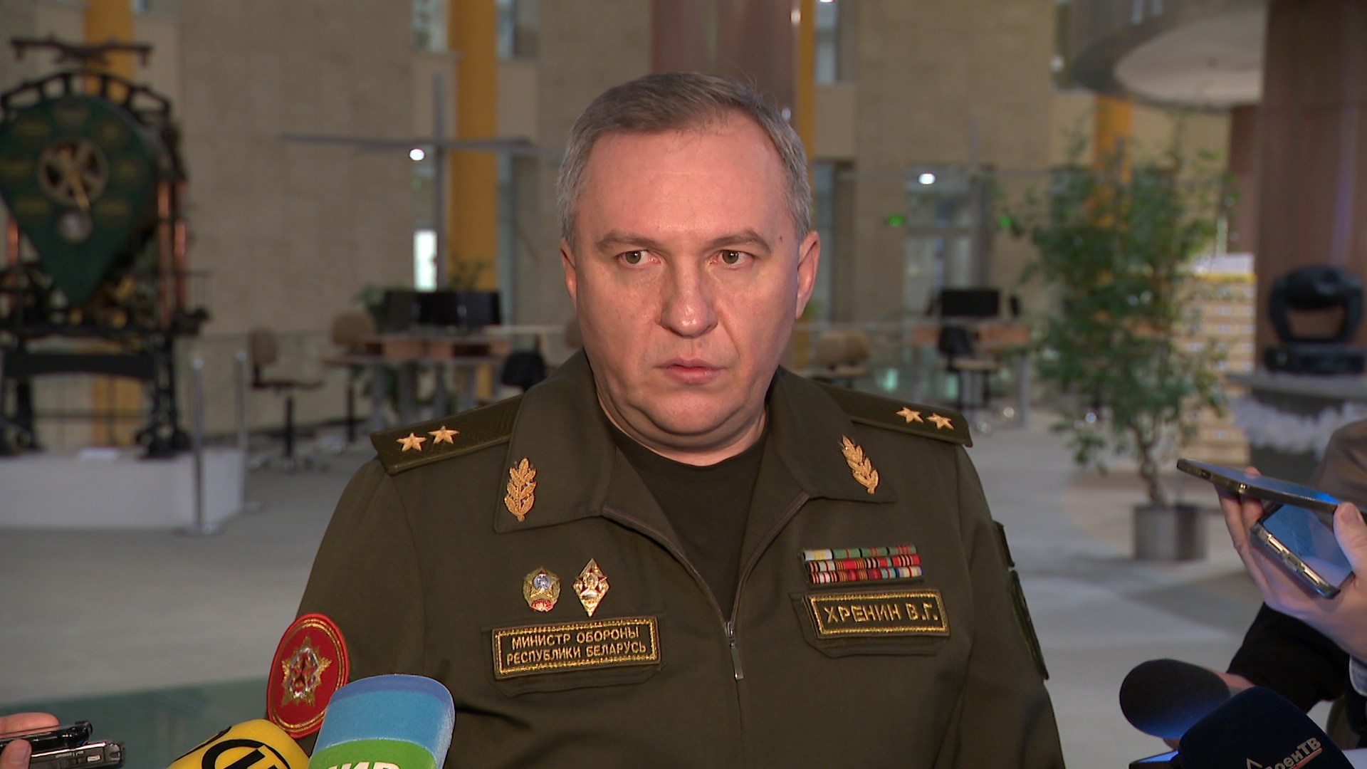 Виктор Хренин, министр обороны Беларуси