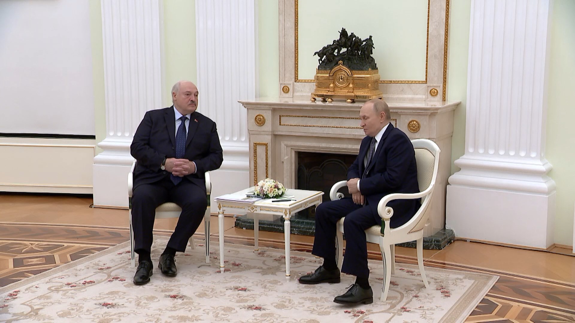 Александр Лукашенко и Владимир Путин