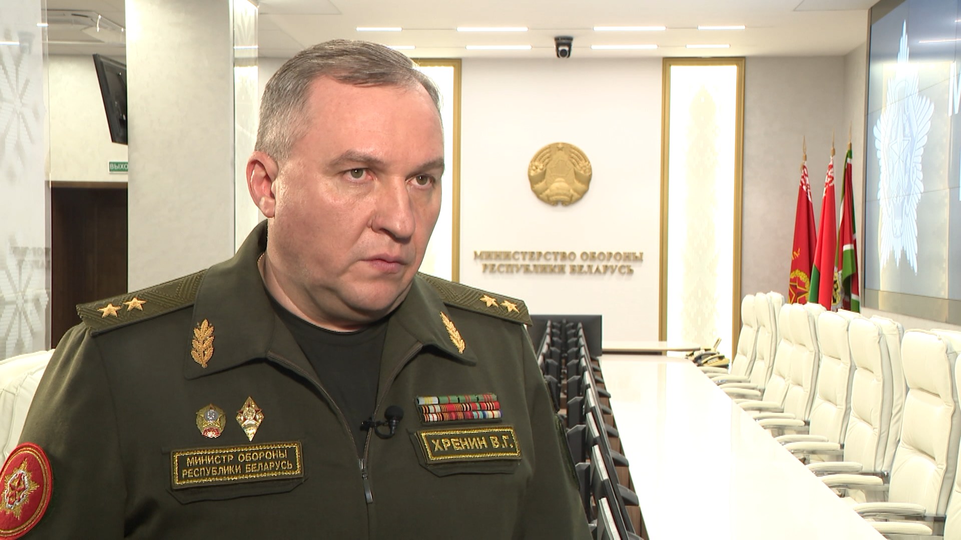 Министр обороны Беларуси Виктор Хренин