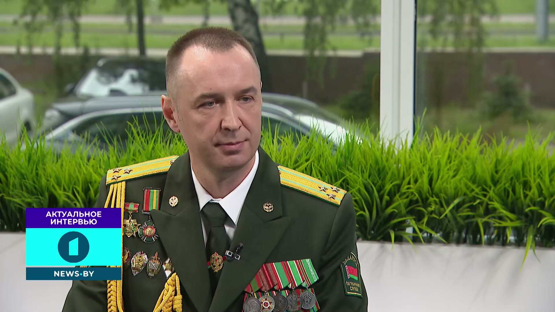 начальник отряда пограничного контроля "Минск", полковник Андрей Шока