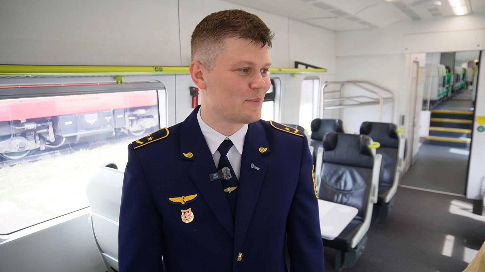 машинист локомотивного депо "Минск" Минского отделения БЖД Александр Венгловский