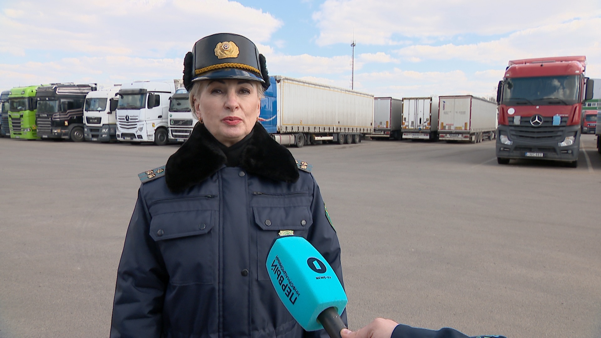 Леонарда Локтева, начальник таможенного поста "Ошмянский"