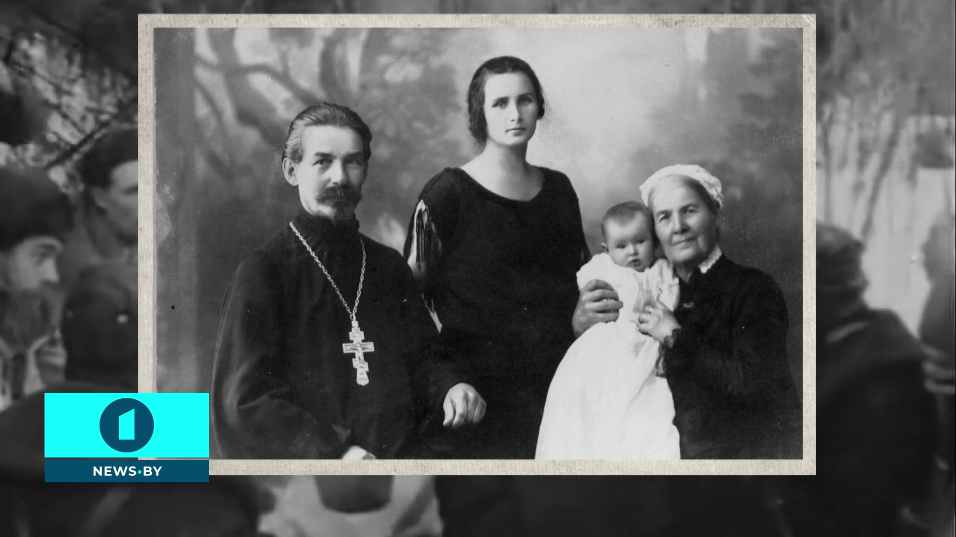 Священник Виталий Вечерко с семьей