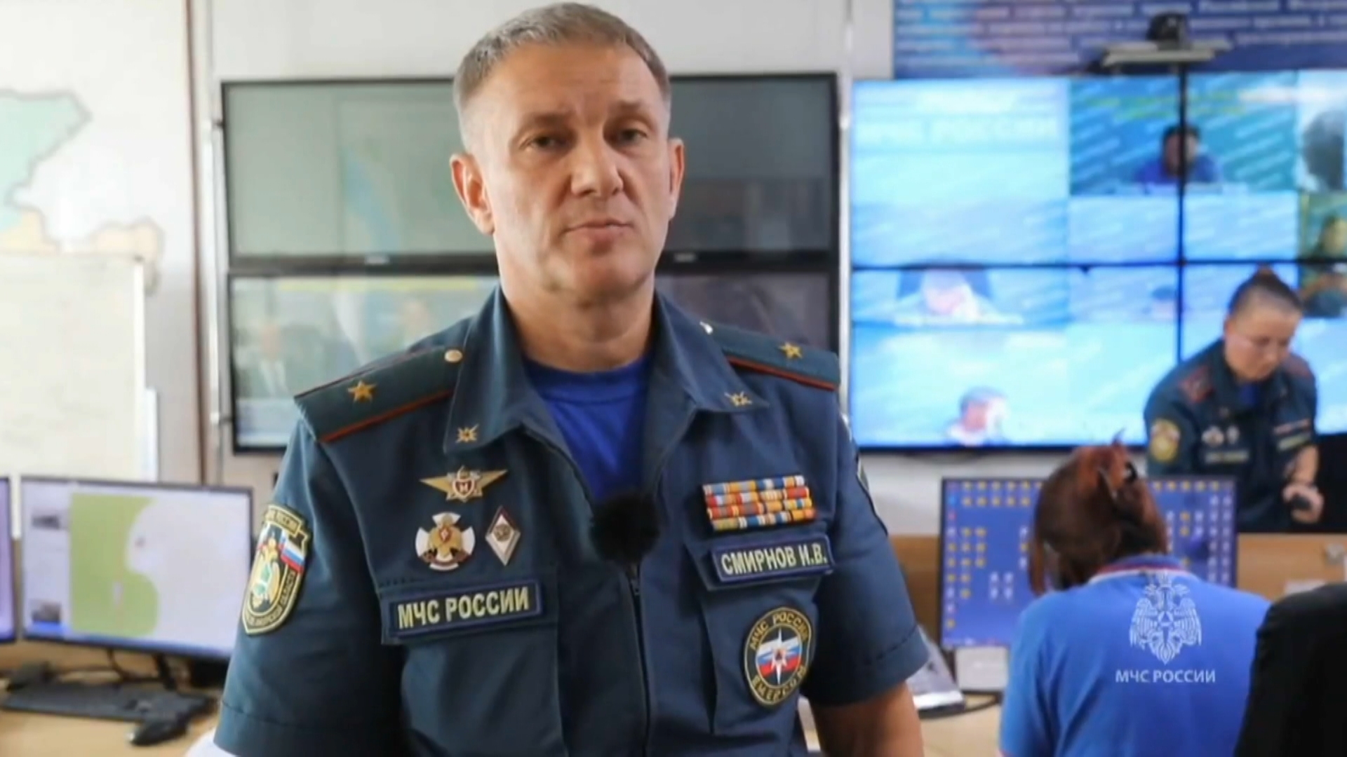 Начальник Главного управления МЧС России Игорь Смирновпо Амурской области