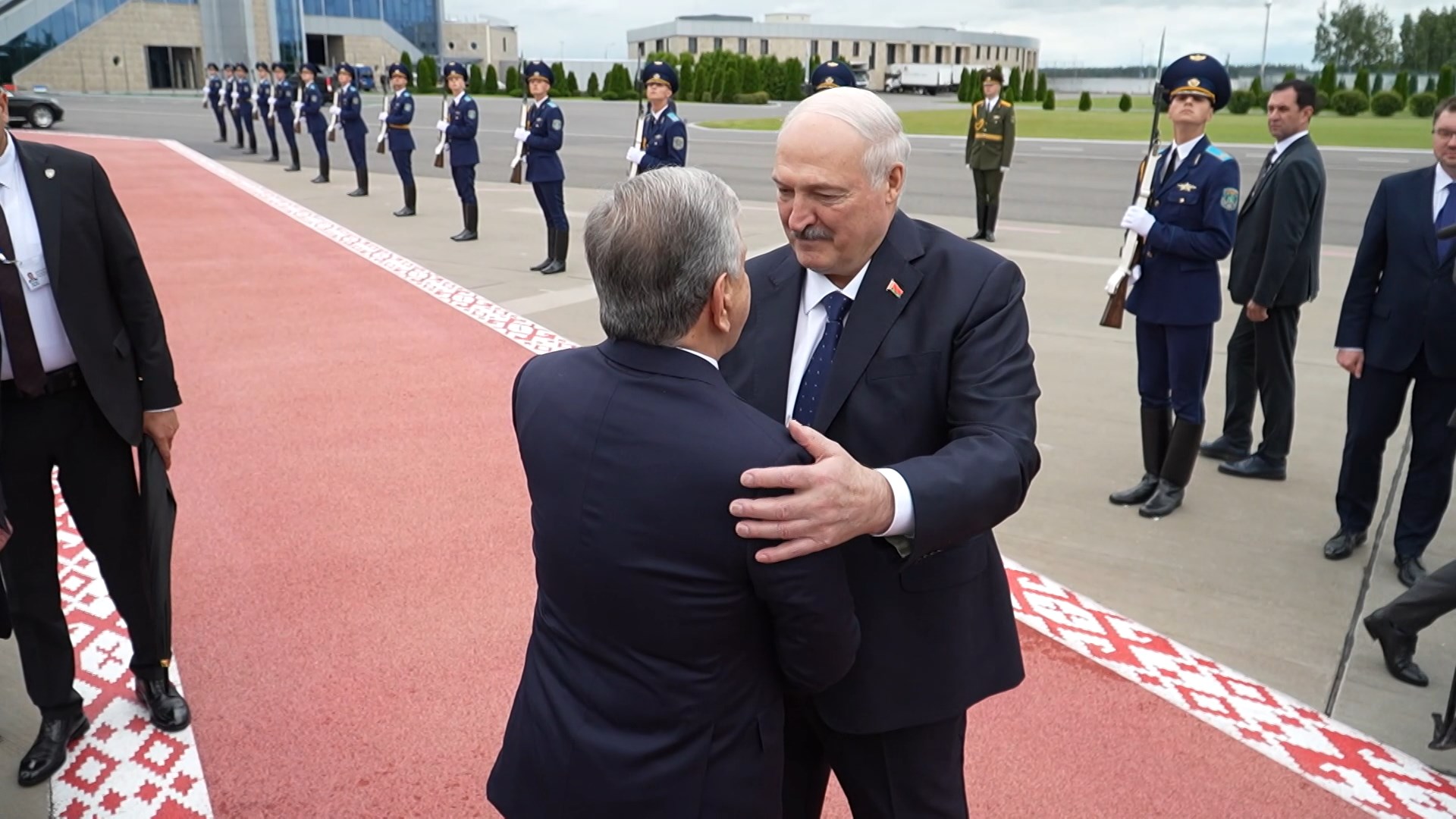Александр Лукашенко и Шавкат Мирзиёев