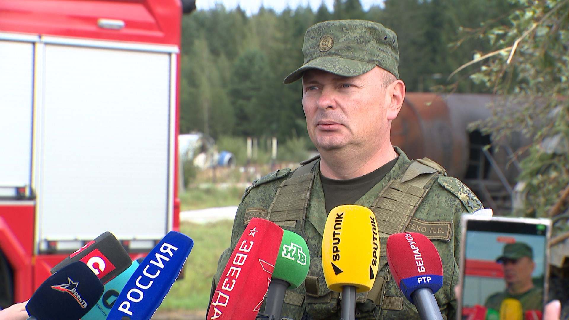 Павел Шебеко, замкомандующего войсками северо-западного оперативного командования ВС Беларуси