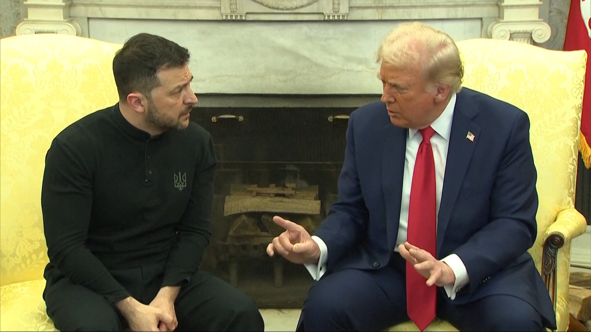 Зеленский на встрече с Трампом