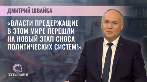 Скажинемолчи | Дмитрий Швайба Дмитрий Швайба - политический эксперт, кандидат экономических наук