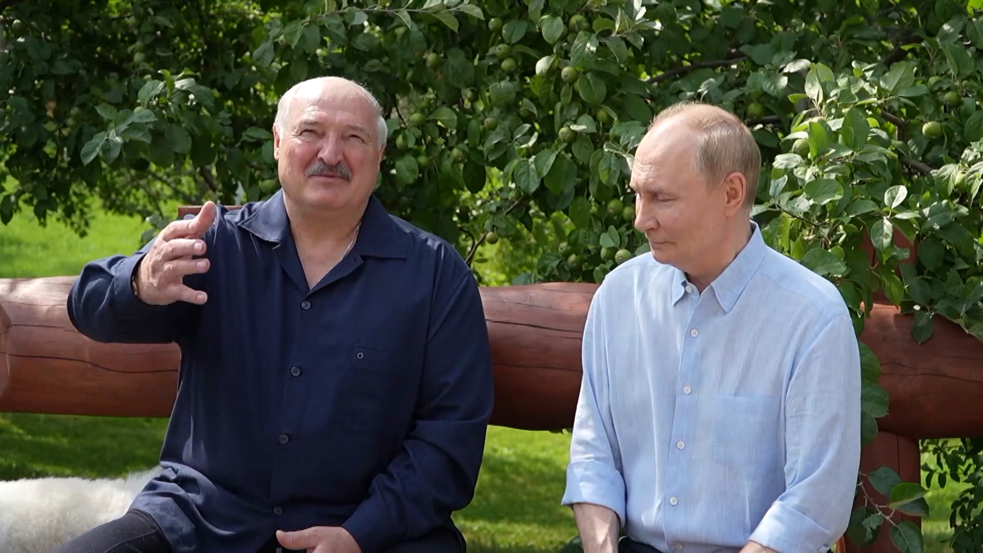 Александр Лукашенко и Владимир Путин на Валааме Александр Лукашенко и Владимир Путин на Валааме