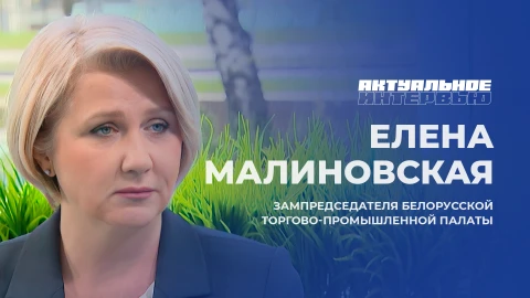 Актуальное интервью | Елена Малиновская Елена Малиновская - заместитель председателя Белорусской торгово-промышленной палаты