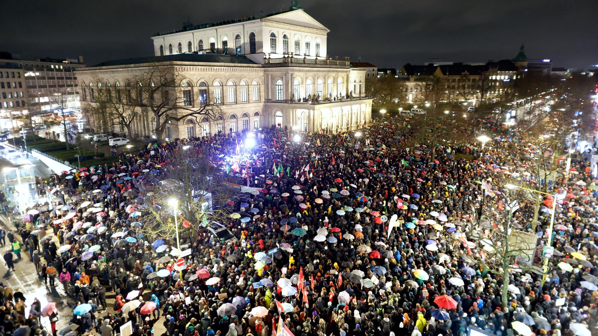 Протесты в Германии против политики ХДС/ХСС
