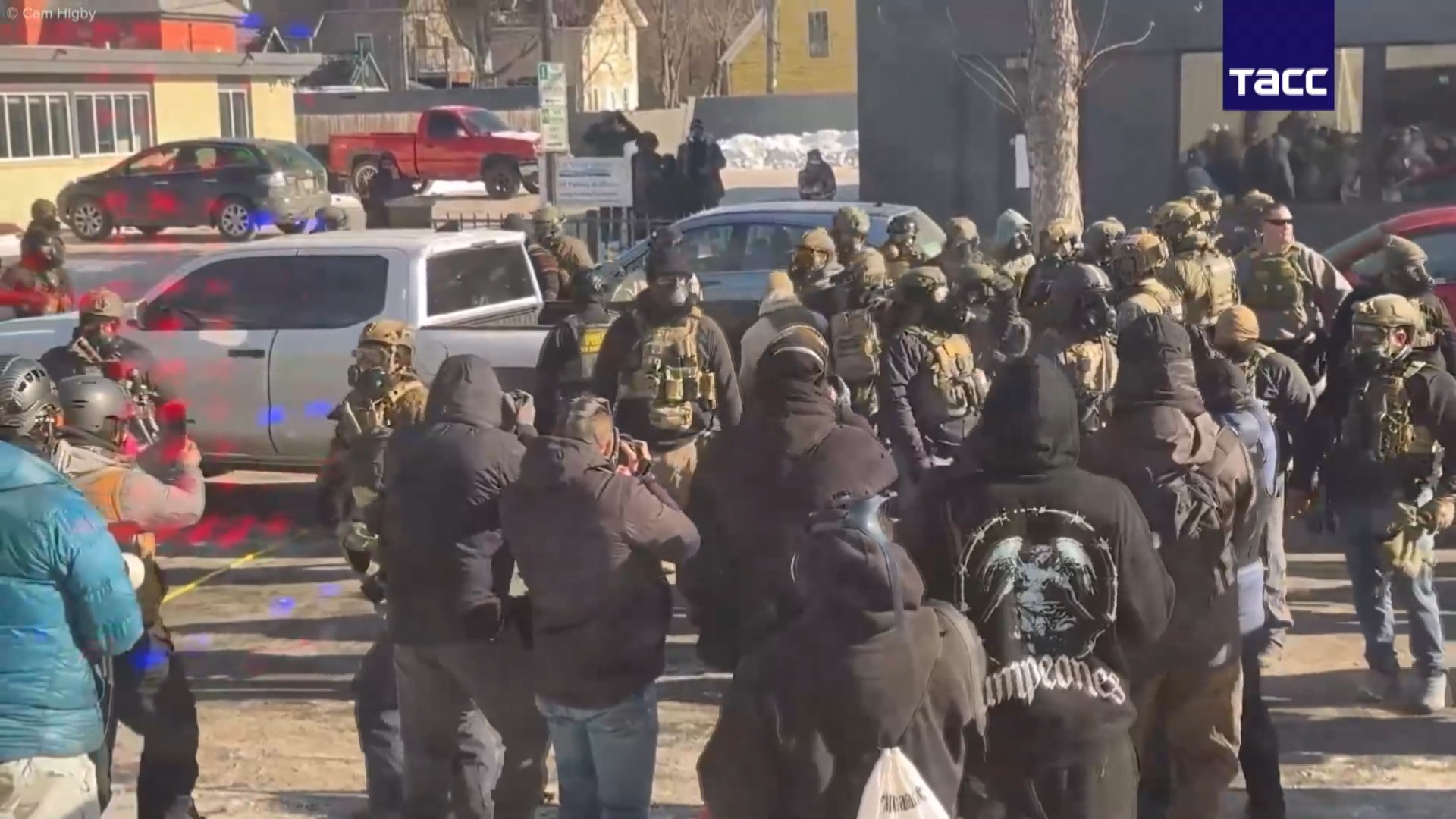 Массовые протесты в Миннеаполисе