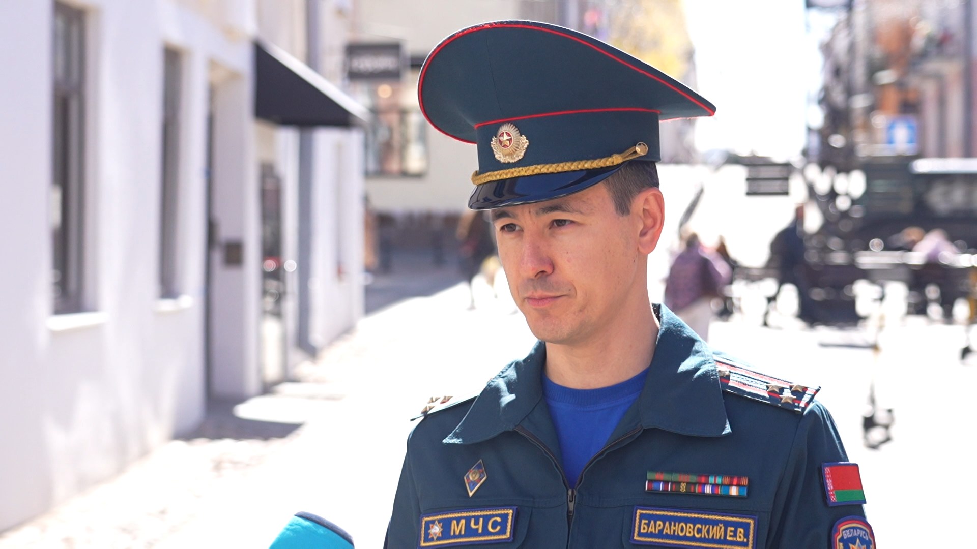пресс-секретарь МЧС Беларуси Евгений Барановский