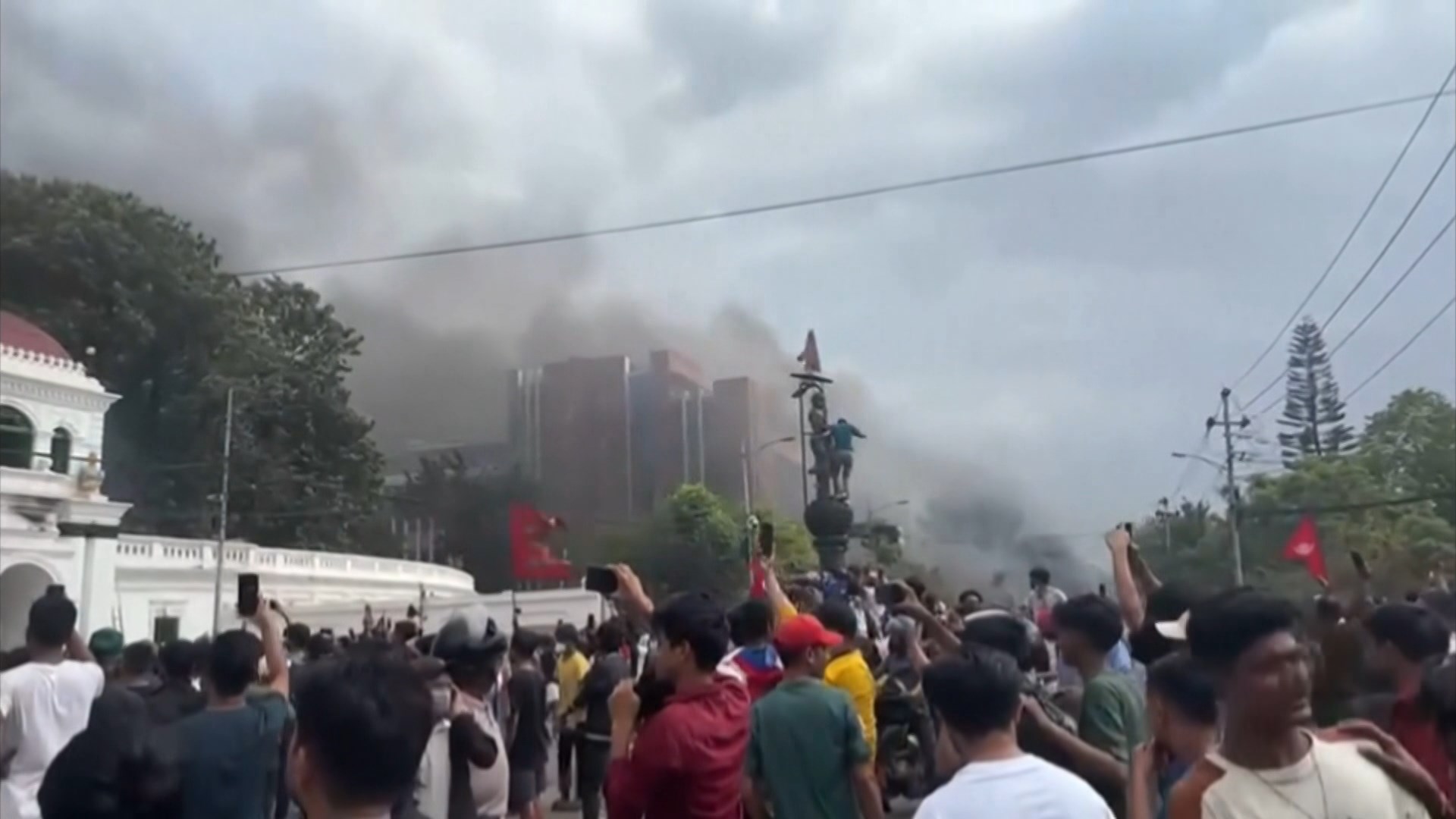 протесты в Непале протесты в Непале