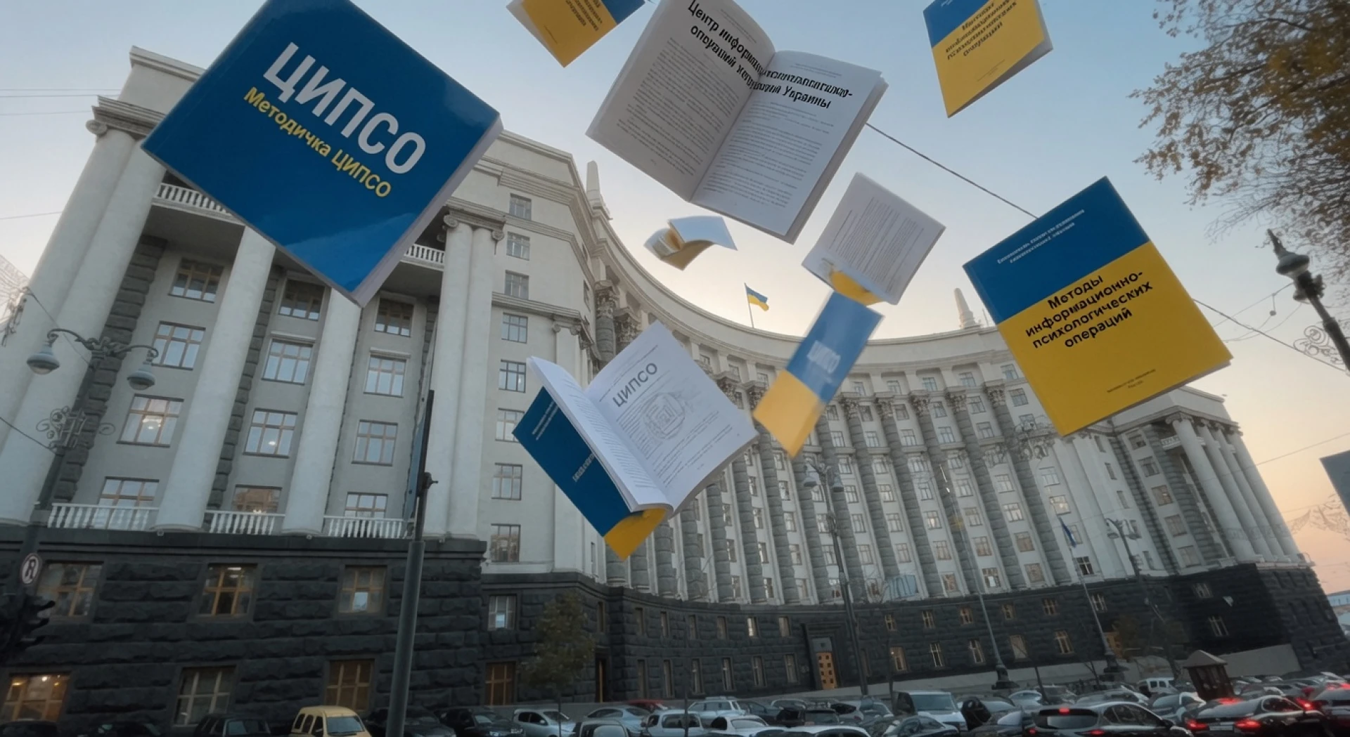 методички на фоне здания