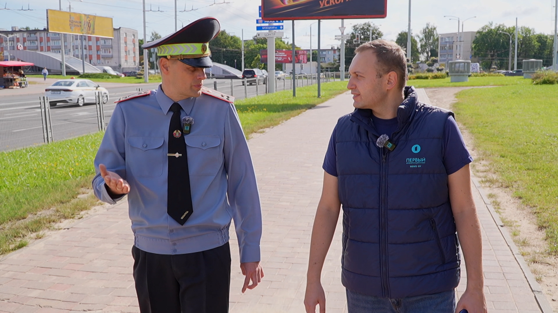 замначальника Главного управления ГАИ МВД Беларуси Александра Занимона