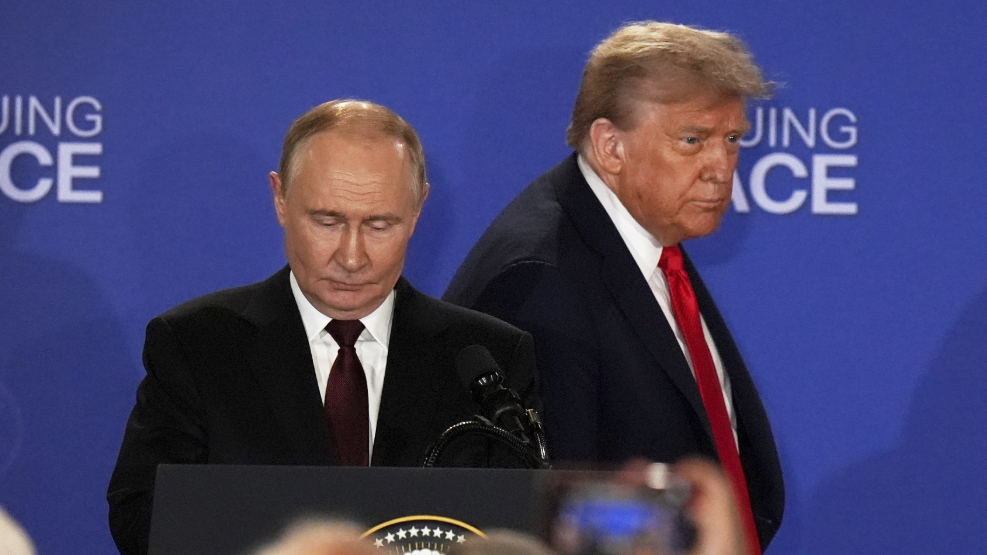 Путин и Трамп на Аляске