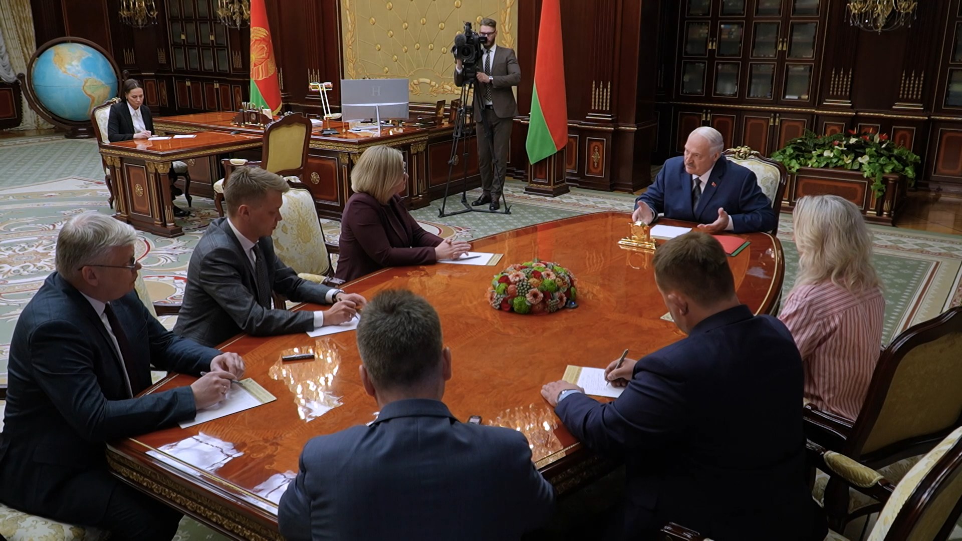 Общение Лукашенко с журналистами